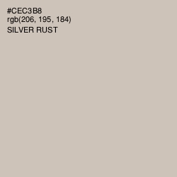 #CEC3B8 - Silver Rust Color Image